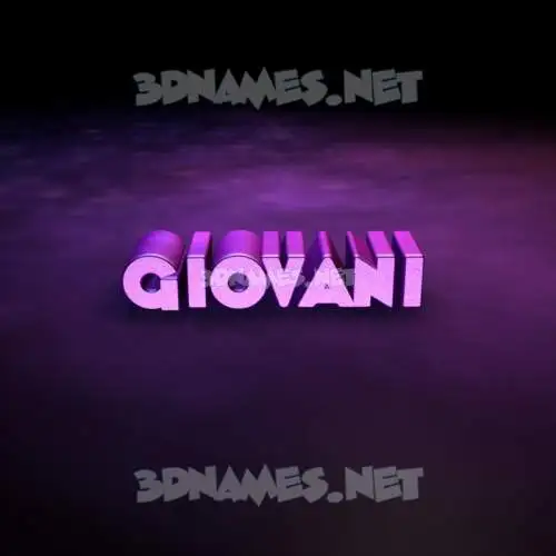 giovani in Big Purple style - 3D name wallpaper giovani in Big Purple style - 3D name wallpaper