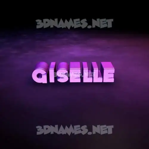 giselle in Big Purple style - 3D name wallpaper giselle in Big Purple style - 3D name wallpaper
