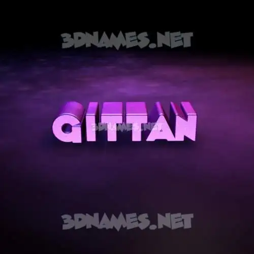 gittan in Big Purple style - 3D name wallpaper gittan in Big Purple style - 3D name wallpaper