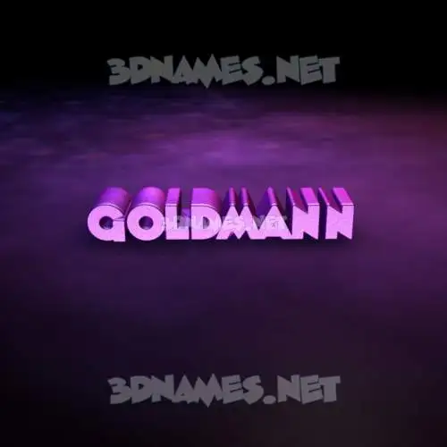 goldmann in Big Purple style - 3D name wallpaper goldmann in Big Purple style - 3D name wallpaper