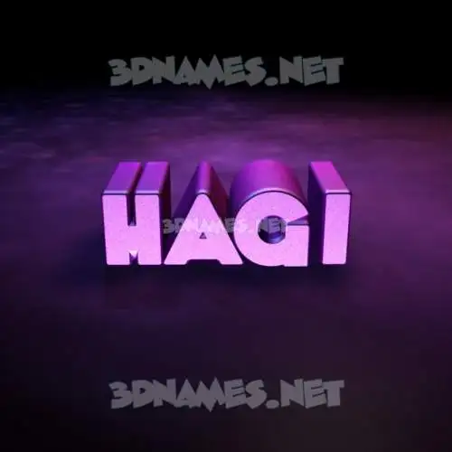 hagi in Big Purple style - 3D name wallpaper hagi in Big Purple style - 3D name wallpaper