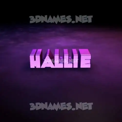 hallie in Big Purple style - 3D name wallpaper hallie in Big Purple style - 3D name wallpaper