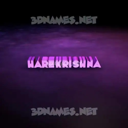 harekrishna in Big Purple style - 3D name wallpaper harekrishna in Big Purple style - 3D name wallpaper