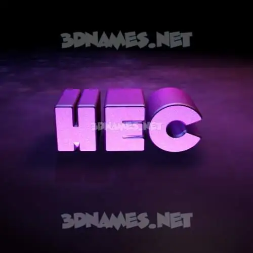 hec in Big Purple style - 3D name wallpaper hec in Big Purple style - 3D name wallpaper