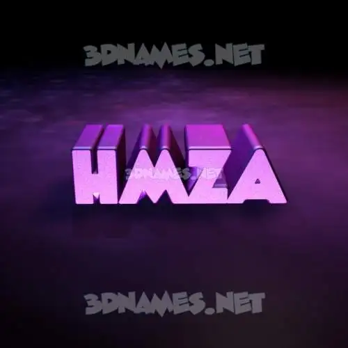 hmza in Big Purple style - 3D name wallpaper hmza in Big Purple style - 3D name wallpaper