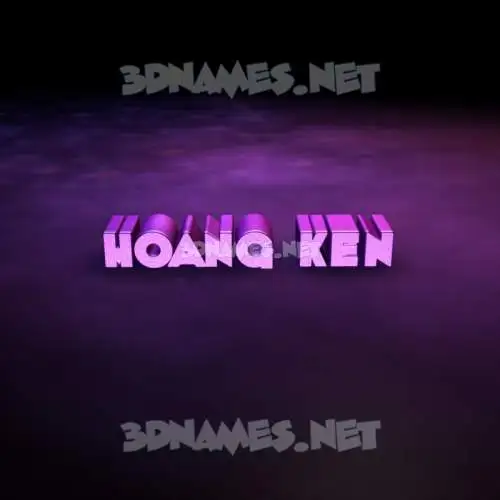 hoang ken in Big Purple style - 3D name wallpaper hoang ken in Big Purple style - 3D name wallpaper