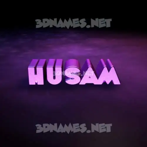 husam in Big Purple style - 3D name wallpaper husam in Big Purple style - 3D name wallpaper