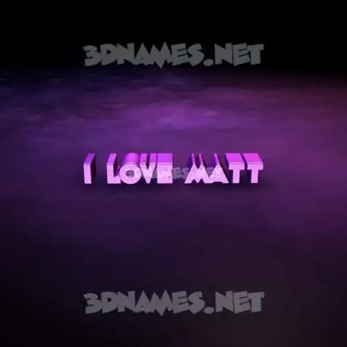 i love matt in Big Purple style - 3D name wallpaper i love matt in Big Purple style - 3D name wallpaper