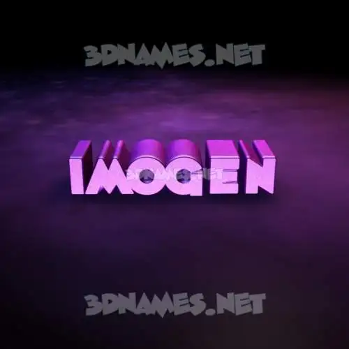 imogen in Big Purple style - 3D name wallpaper imogen in Big Purple style - 3D name wallpaper
