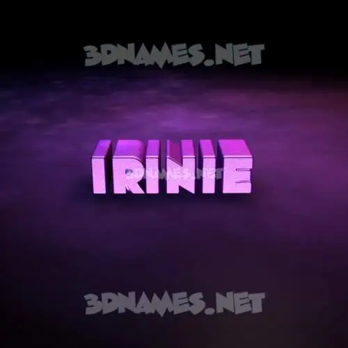 irinie in Big Purple style - 3D name wallpaper irinie in Big Purple style - 3D name wallpaper