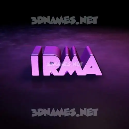 irma in Big Purple style - 3D name wallpaper irma in Big Purple style - 3D name wallpaper