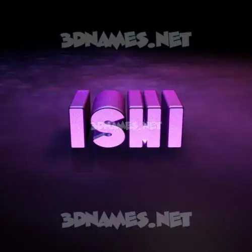 ishi in Big Purple style - 3D name wallpaper ishi in Big Purple style - 3D name wallpaper