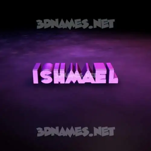ishmael in Big Purple style - 3D name wallpaper ishmael in Big Purple style - 3D name wallpaper