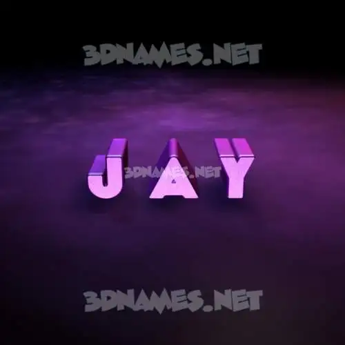 j a y in Big Purple style - 3D name wallpaper