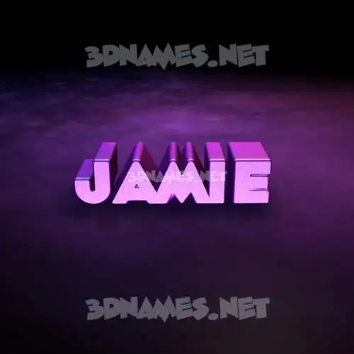 jamie in Big Purple style - 3D name wallpaper jamie in Big Purple style - 3D name wallpaper
