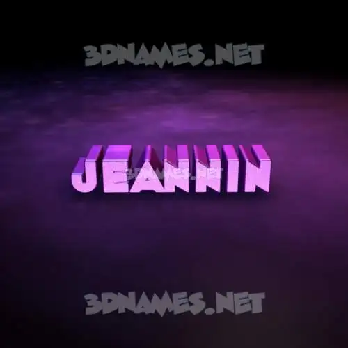 jeannin in Big Purple style - 3D name wallpaper jeannin in Big Purple style - 3D name wallpaper