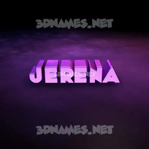 jerena in Big Purple style - 3D name wallpaper jerena in Big Purple style - 3D name wallpaper