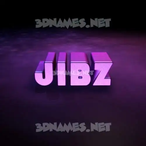 jibz in Big Purple style - 3D name wallpaper jibz in Big Purple style - 3D name wallpaper