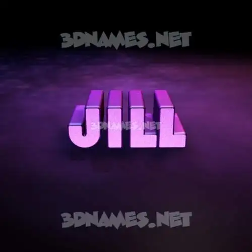 jill in Big Purple style - 3D name wallpaper jill in Big Purple style - 3D name wallpaper