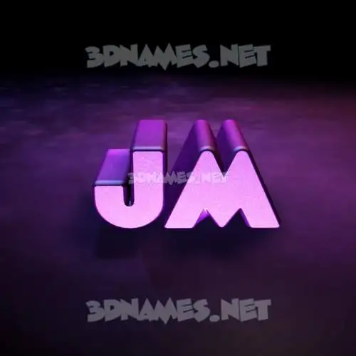 jm in Big Purple style - 3D name wallpaper jm in Big Purple style - 3D name wallpaper
