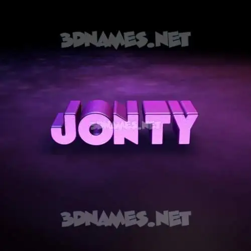 jonty in Big Purple style - 3D name wallpaper jonty in Big Purple style - 3D name wallpaper