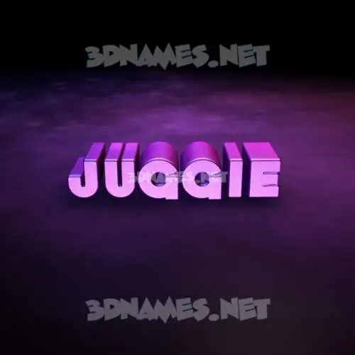juggie in Big Purple style - 3D name wallpaper juggie in Big Purple style - 3D name wallpaper