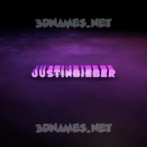 justin bieber in Big Purple style - 3D name wallpaper justin bieber in Big Purple style - 3D name wallpaper
