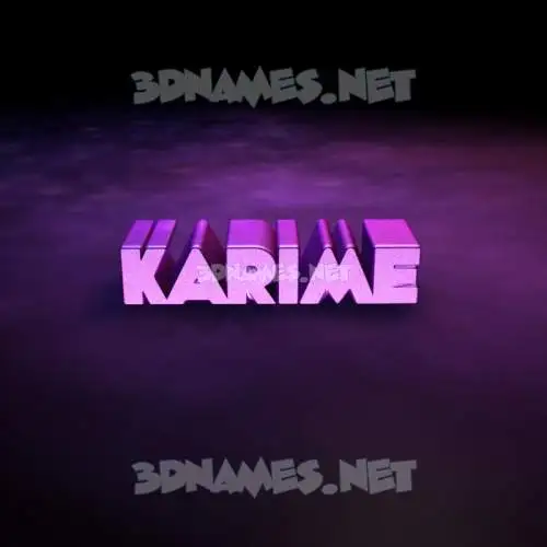 karime in Big Purple style - 3D name wallpaper karime in Big Purple style - 3D name wallpaper