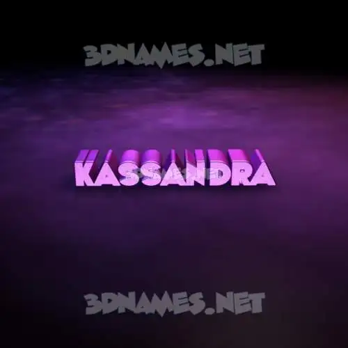 kassandra in Big Purple style - 3D name wallpaper kassandra in Big Purple style - 3D name wallpaper
