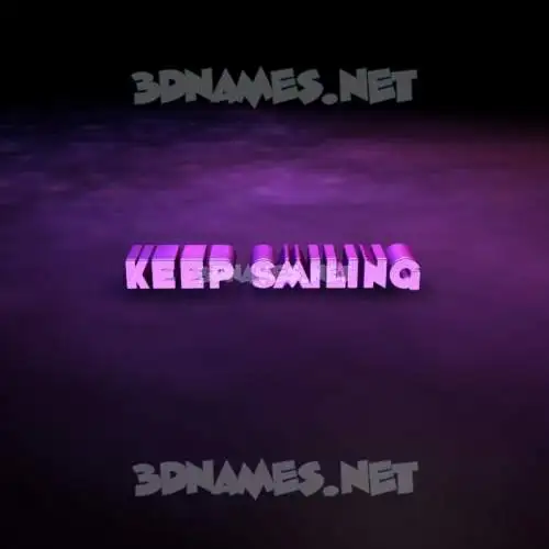keep smiling in Big Purple style - 3D name wallpaper keep smiling in Big Purple style - 3D name wallpaper