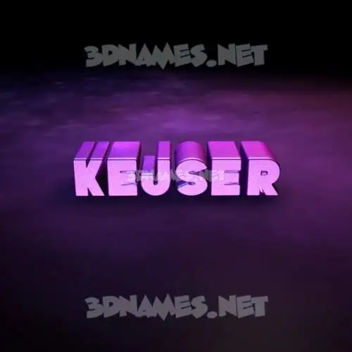 kejser in Big Purple style - 3D name wallpaper