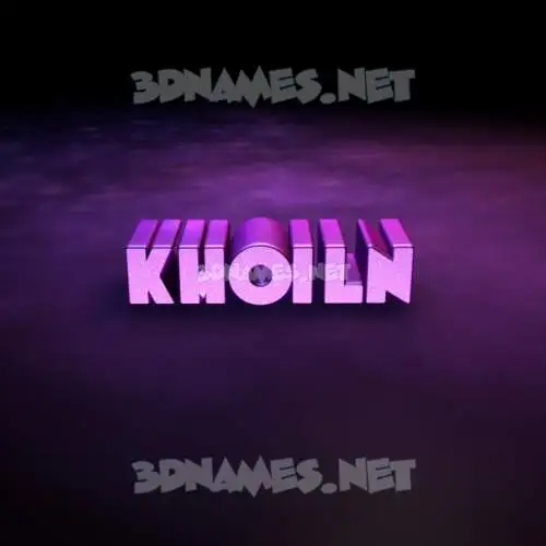 khoiln in Big Purple style - 3D name wallpaper khoiln in Big Purple style - 3D name wallpaper