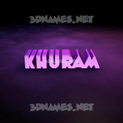khuram in Big Purple style - 3D name wallpaper khuram in Big Purple style - 3D name wallpaper