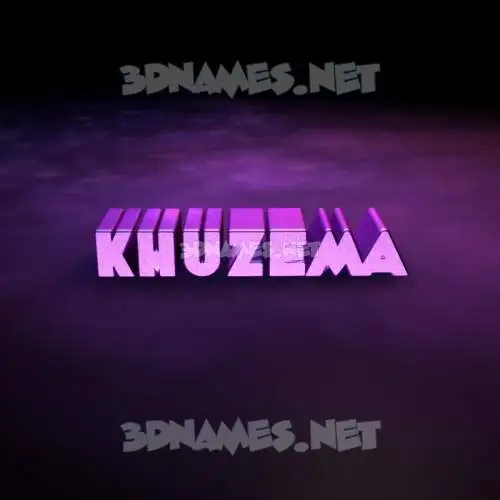khuzema in Big Purple style - 3D name wallpaper khuzema in Big Purple style - 3D name wallpaper