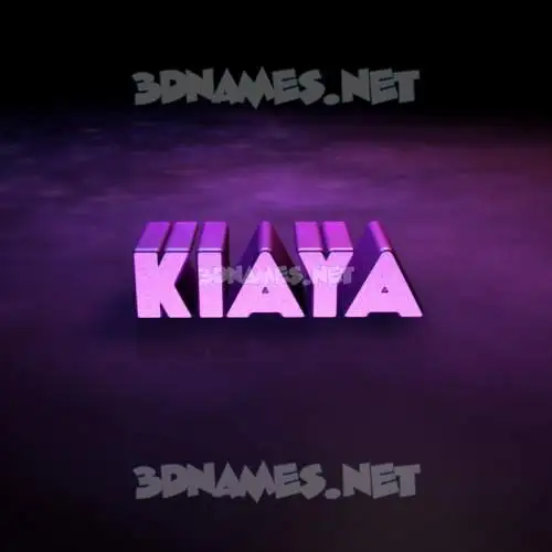 kiaya in Big Purple style - 3D name wallpaper kiaya in Big Purple style - 3D name wallpaper
