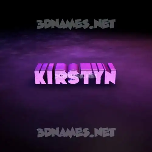 kirstyn in Big Purple style - 3D name wallpaper kirstyn in Big Purple style - 3D name wallpaper