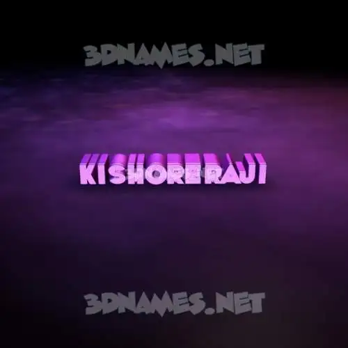 kishoreraji in Big Purple style - 3D name wallpaper kishoreraji in Big Purple style - 3D name wallpaper