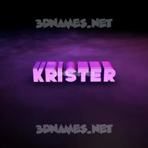 krister in Big Purple style - 3D name wallpaper krister in Big Purple style - 3D name wallpaper