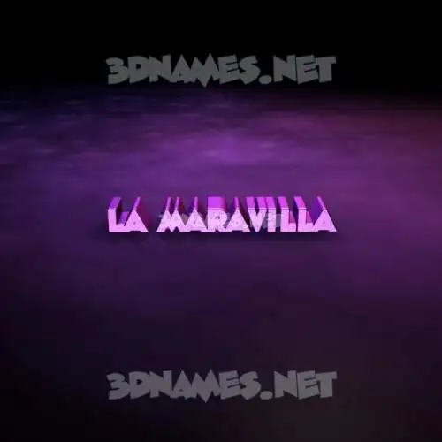 la maravilla in Big Purple style - 3D name wallpaper la maravilla in Big Purple style - 3D name wallpaper