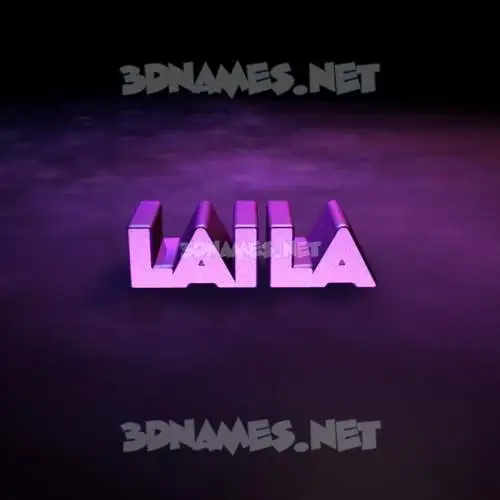 laila in Big Purple style - 3D name wallpaper laila in Big Purple style - 3D name wallpaper