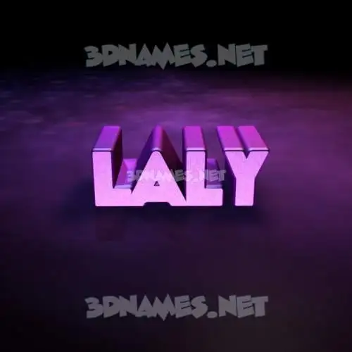 laly in Big Purple style - 3D name wallpaper laly in Big Purple style - 3D name wallpaper