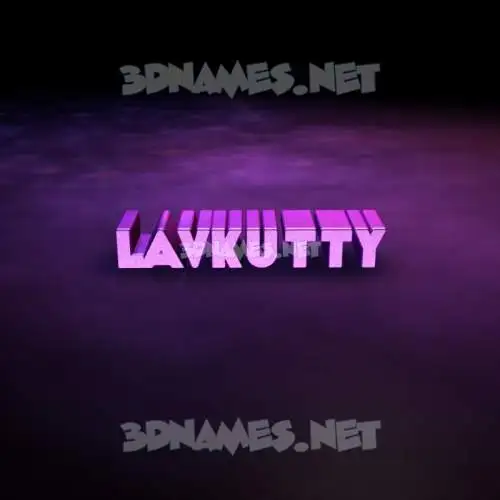 lavkutty in Big Purple style - 3D name wallpaper lavkutty in Big Purple style - 3D name wallpaper