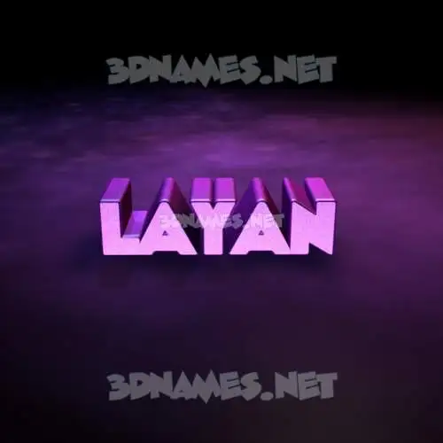 layan in Big Purple style - 3D name wallpaper layan in Big Purple style - 3D name wallpaper
