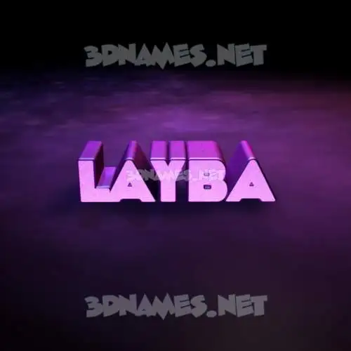 layba in Big Purple style - 3D name wallpaper layba in Big Purple style - 3D name wallpaper