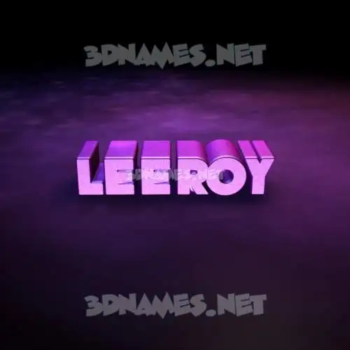 leeroy in Big Purple style - 3D name wallpaper leeroy in Big Purple style - 3D name wallpaper
