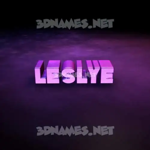 leslye in Big Purple style - 3D name wallpaper leslye in Big Purple style - 3D name wallpaper