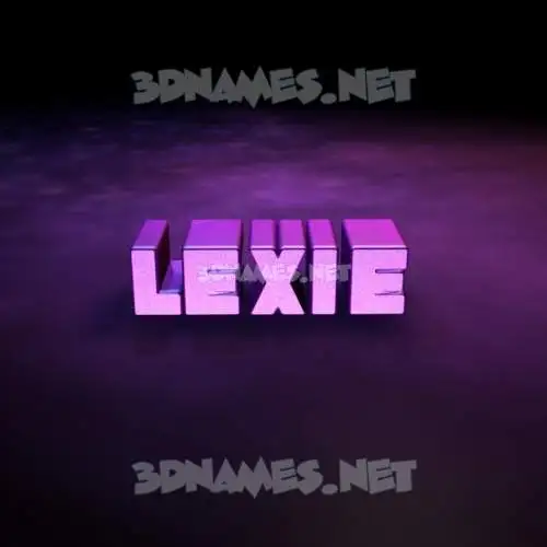 lexie in Big Purple style - 3D name wallpaper lexie in Big Purple style - 3D name wallpaper