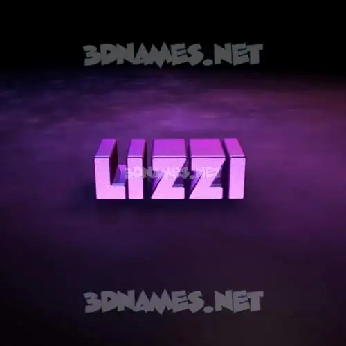 lizzi in Big Purple style - 3D name wallpaper lizzi in Big Purple style - 3D name wallpaper