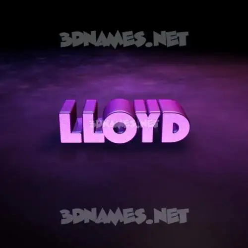 lloyd in Big Purple style - 3D name wallpaper lloyd in Big Purple style - 3D name wallpaper