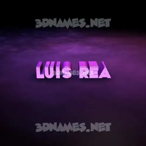 luis rea in Big Purple style - 3D name wallpaper luis rea in Big Purple style - 3D name wallpaper